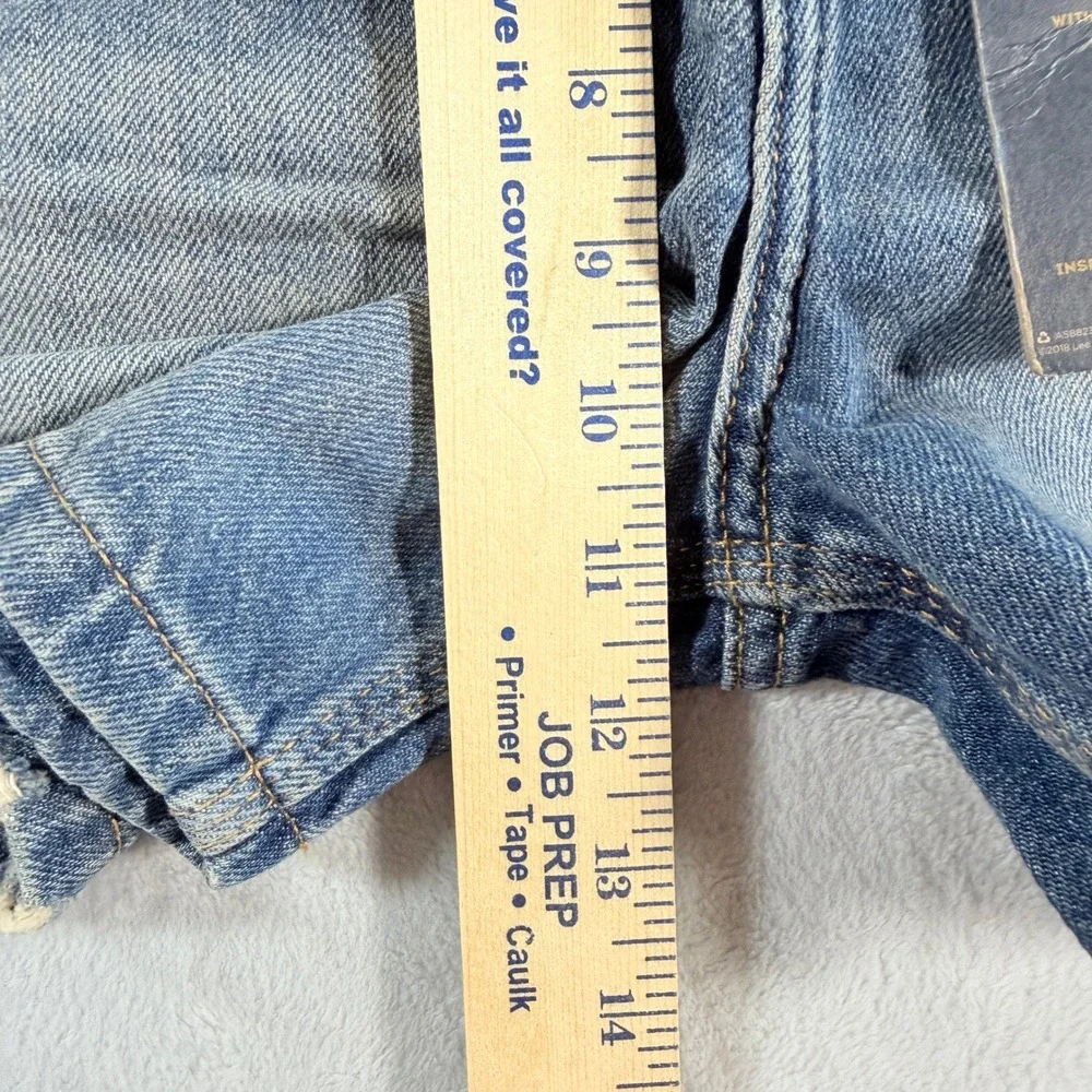Lee Vintage Modern High Rise Denim Shorts Women 25 Blue NWT